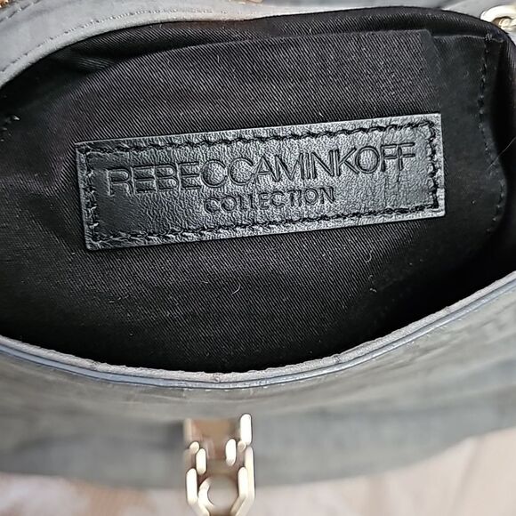 Rebecca Minkoff Collection Crocodile Embossed Suede Hobo Bag EUC - Picture 11 of 11